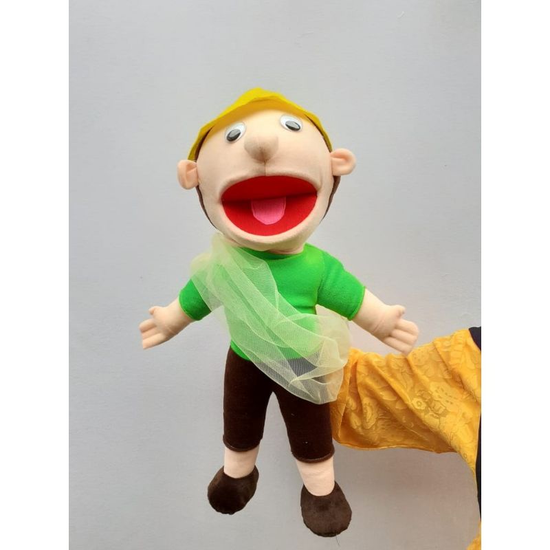 Boneka Tangan Puppet Nelayan | Boneka Dongeng Mulut Gerak