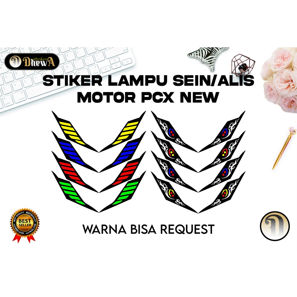 Sticker Lampu Sein / Alis Honda PCX New 160 / All New PCX 160