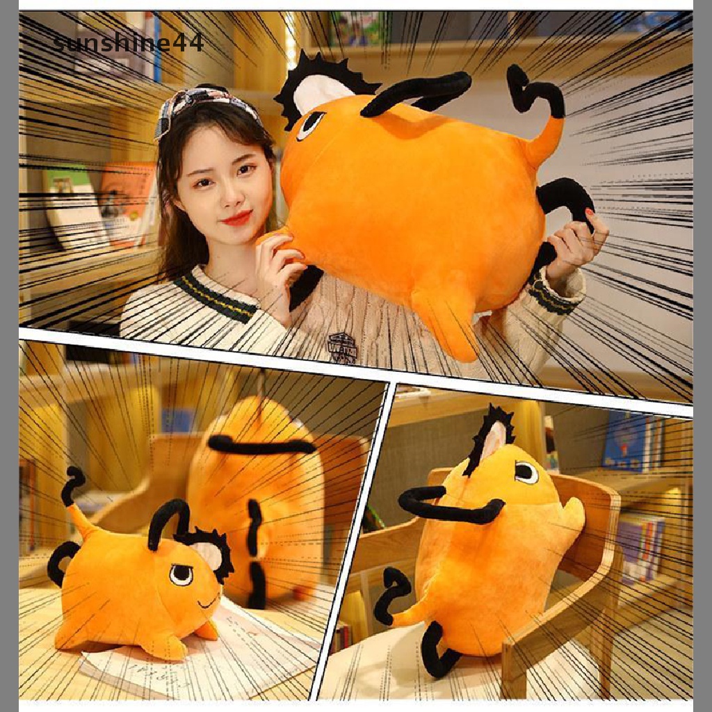 Sunshine Mainan Boneka Plush Bentuk Anime Pochita Untuk Hadiah Natal / Ulang Tahun Anak