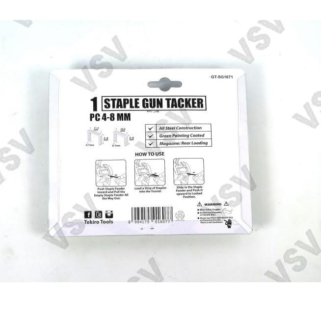 

Tekiro Staple Gun Tacker 4-8mm Staples tembak gun Taker Stapler tembak