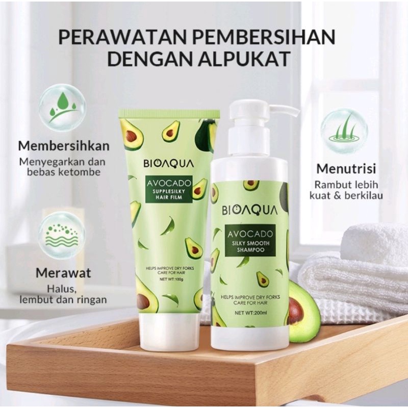 [BPOM] BIOAQUA Bio Aqua Avocado Hair Care Series Set 200ml + 100g