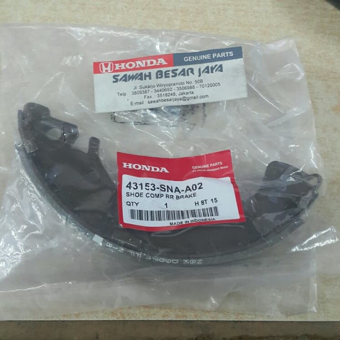 Jual kampas rem / brake shoe belakang mobilio jazz GK5 Shopee Indonesia