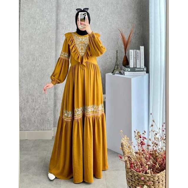 DRESS MUSLIM, Fashion Muslim, baju wanita, dress, gamis, Baju gamis, fashion wanita, Cyra Dress