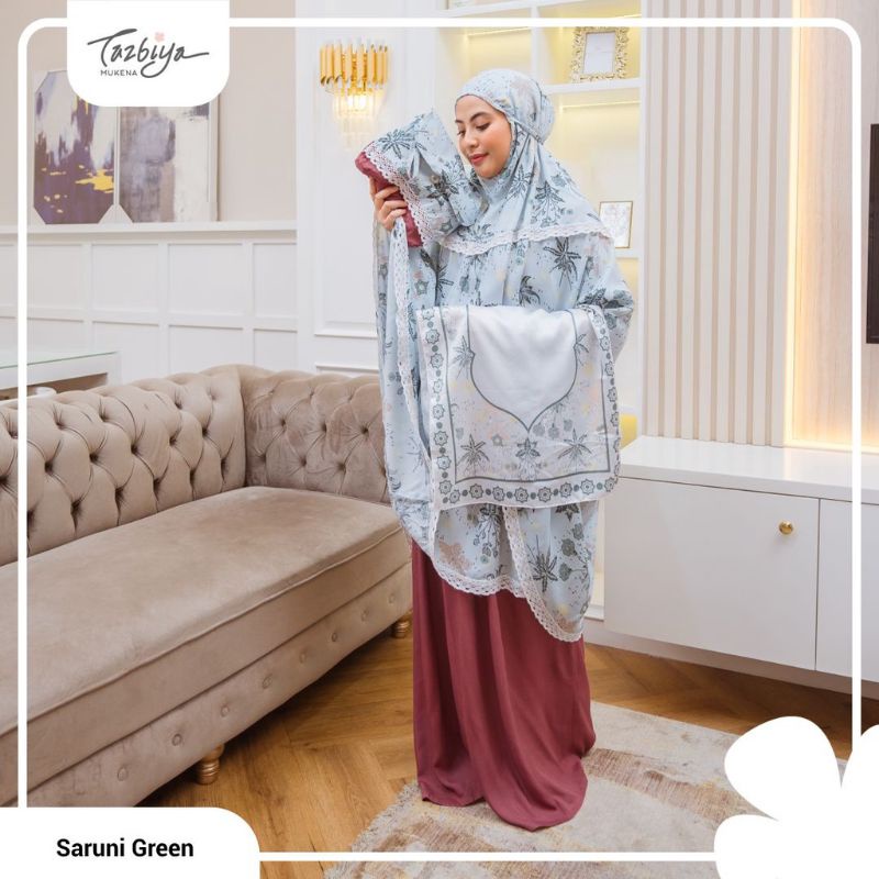 MUKENA TAZBIYA SET SEJADAH KOMBINASI SARUNI SERIES ALLSIZE