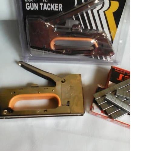 

STAPLES TEMBAK BANNER STAPLE GUN TACKER BONUS Isi Stepler