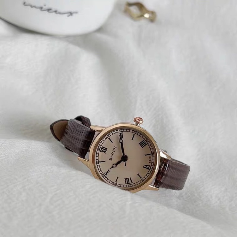 Ulzzang Jam Tangan Barsh Wanita Analog Korea Jam tangan Wanita Vintage