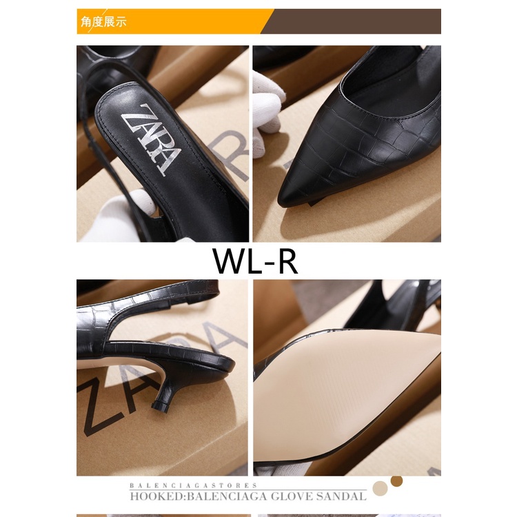 ZR High Heel Leather Shoes WL-R