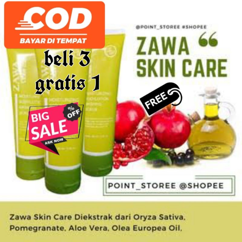 Zawa skin care 3botol tube