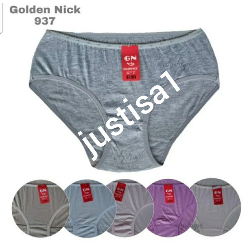 TERMURAH..6 Pcs CD GOLDEN NICK 937 | Celana dalam wanita golden nick