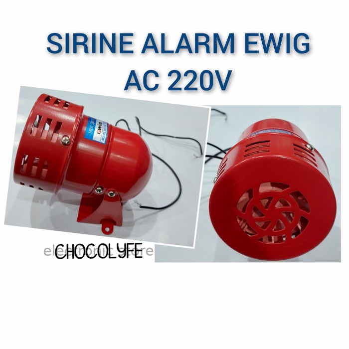 Alarm Motor Sirine Alarm Industri Pabrik / Bel Sirine Ac 220 Volt