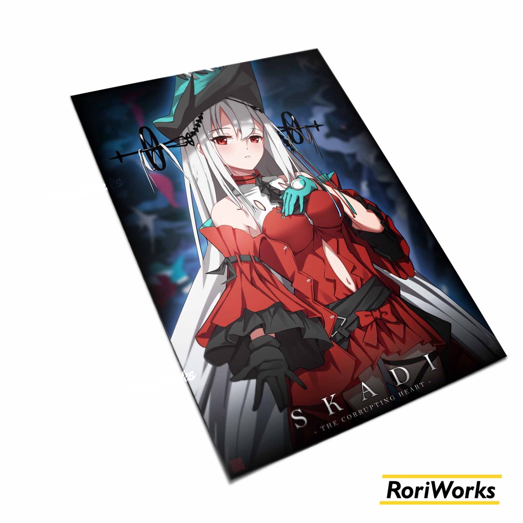 Poster Anime - Skadi the Corrupting Heart Arknights Skadi Alter