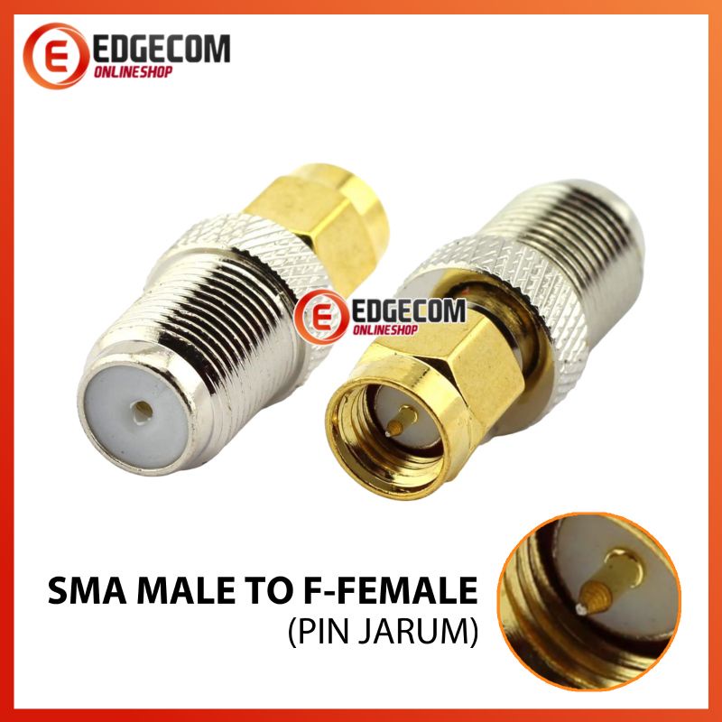 Konektor / Sambungan F Female to RPSMA / SMA Male 1PCS