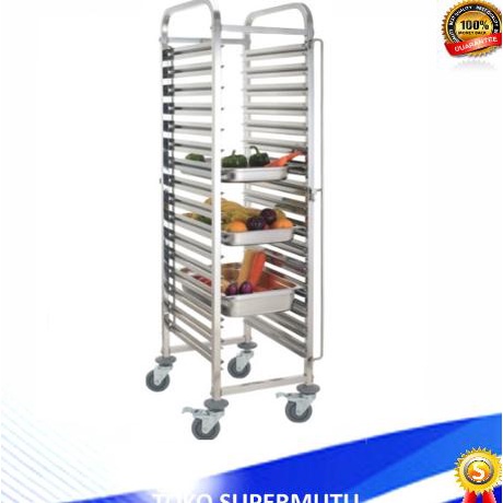 Rak Trolley Makanan Stainless Rtp-15