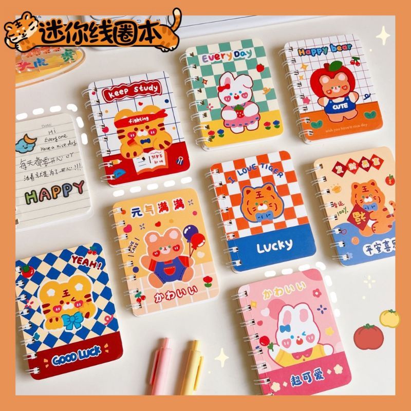 

Note Book Ring Mini /Buku Notes Kecil Aesthetic/Buku Tulis Ring