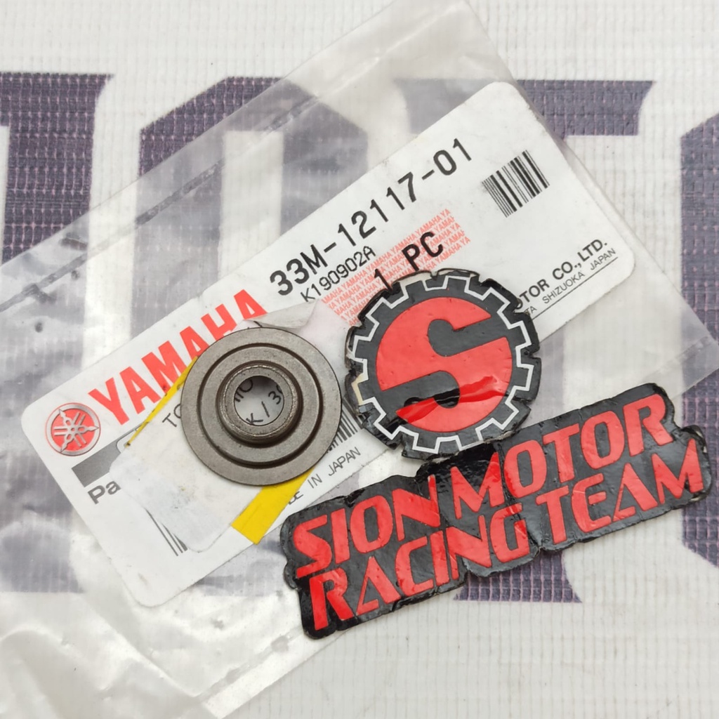 Topi Klep / Retainer Rumah Kuku Kelep Yamaha Mio / Nouvo Asli Genuine 33M-12117-01 Untuk Batang 5MM