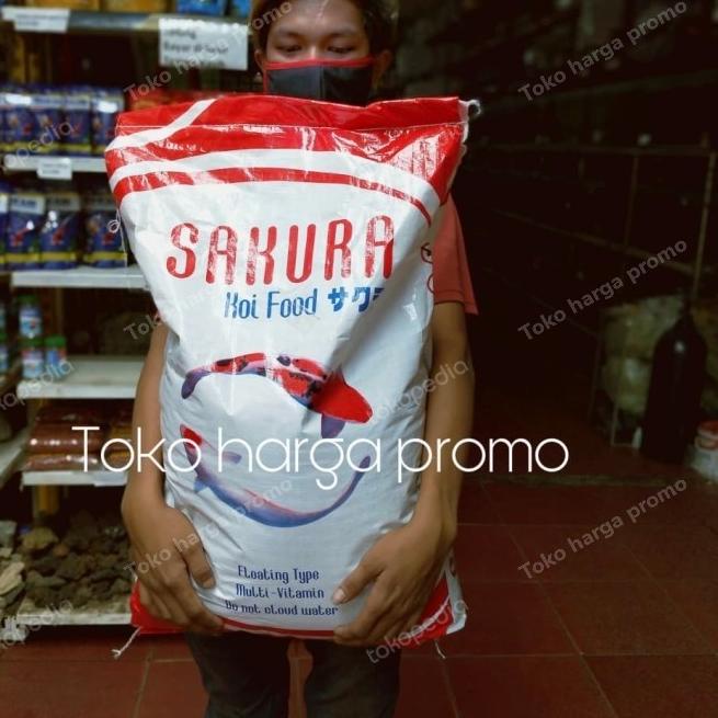Pakan koi 10 kg / makanan koi / koi food/ Sakura - 5mm