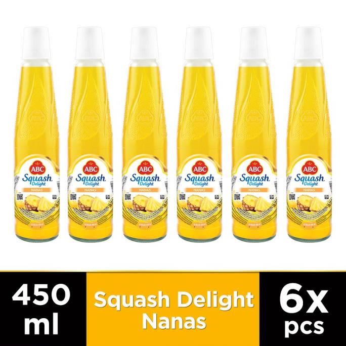 

ABC Sirup Squash Delight Nanas 450 ml - Multi Pack 6 pcs