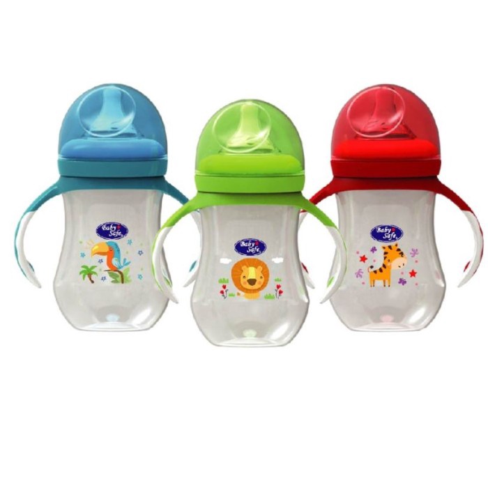 BABY SAFE WN06 Botol Susu Bayi Wide Neck dengan Handle Bottle BabySafe