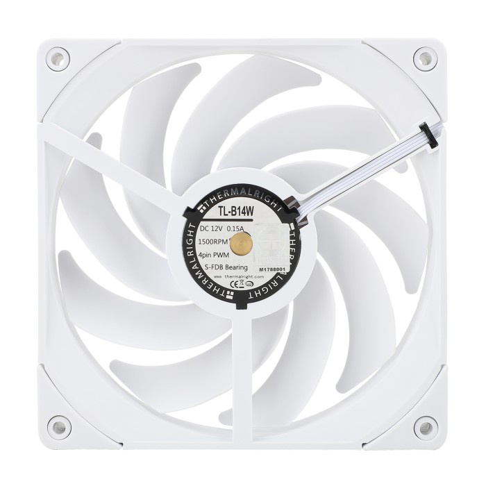 THERMALRIGHT TL-B14W WHITE High Static Pressure 140mm PWM Fan