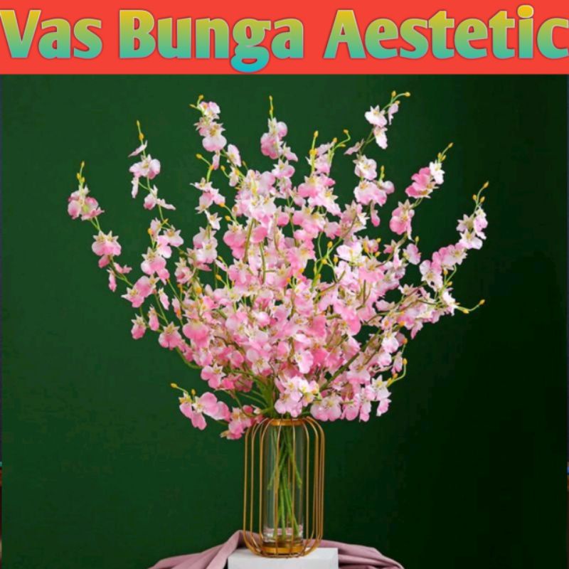 Vas Bunga Nordic / Nordic Flower Pot / Pot Bunga Kaca Aestetic / Vase Bunga Elegan