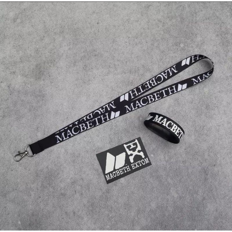 Macbeth Paket 1 Lanyard Dan Gelang Unofficial
