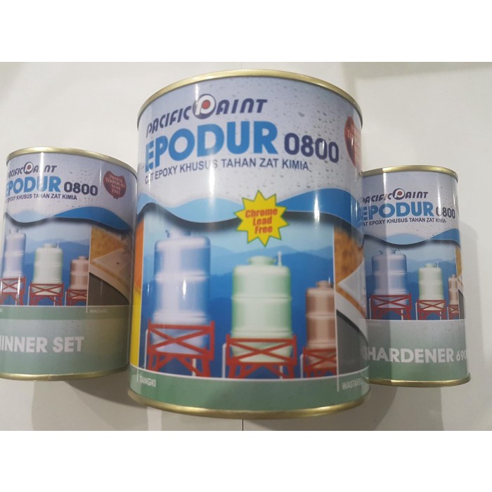 [BISA COD] Cat Epoxy Epodur Pacific Paint  Cat Lantai Epodur 1 Liter / Perlengkapan Rumah Tangga Mur