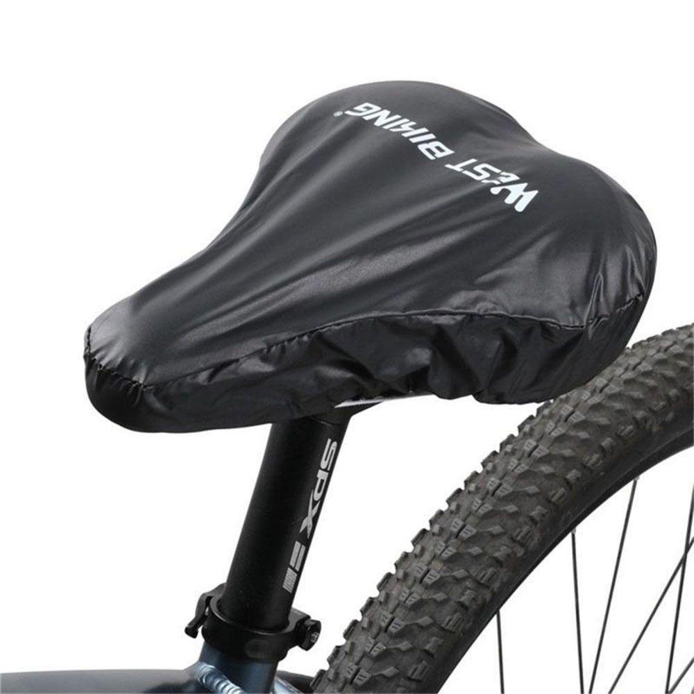 Lanfy Penutup Pelindung Sadel Sepeda Portable Praktis Tahan Debu Bike Saddle Cover Saddles Pelindung Kursi Rain Cover Bicycle Seat Cover