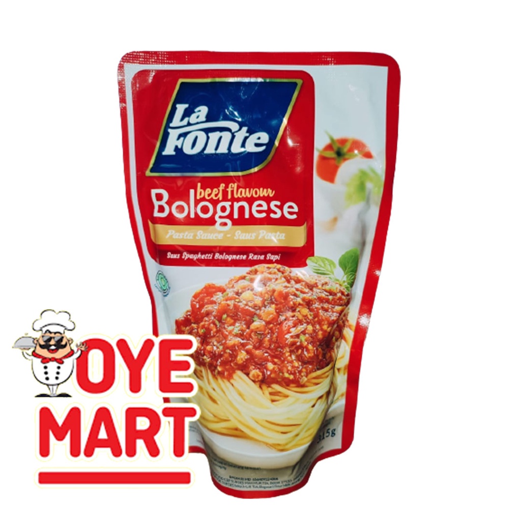 LA FONTE BOLOGNESE 315GR/ SAUS SPAGHETTI BOLOGNESE