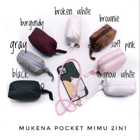 Mukena mimu pocket | mukena pocket | mukena kecil | mukena mini | mukena kecil pocket | mukena trave