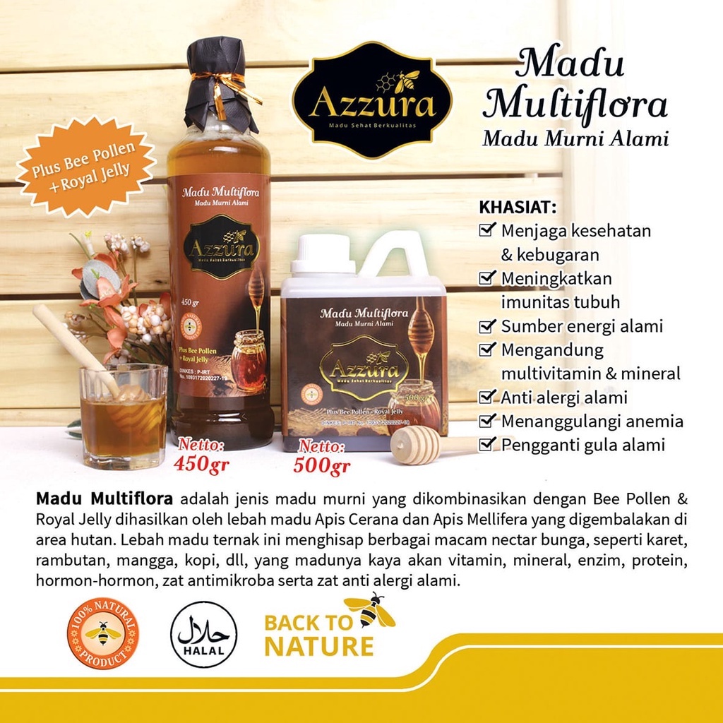 

Madu Azzura - Madu Multiflora,Madu Kesehatan dan Kebugaran