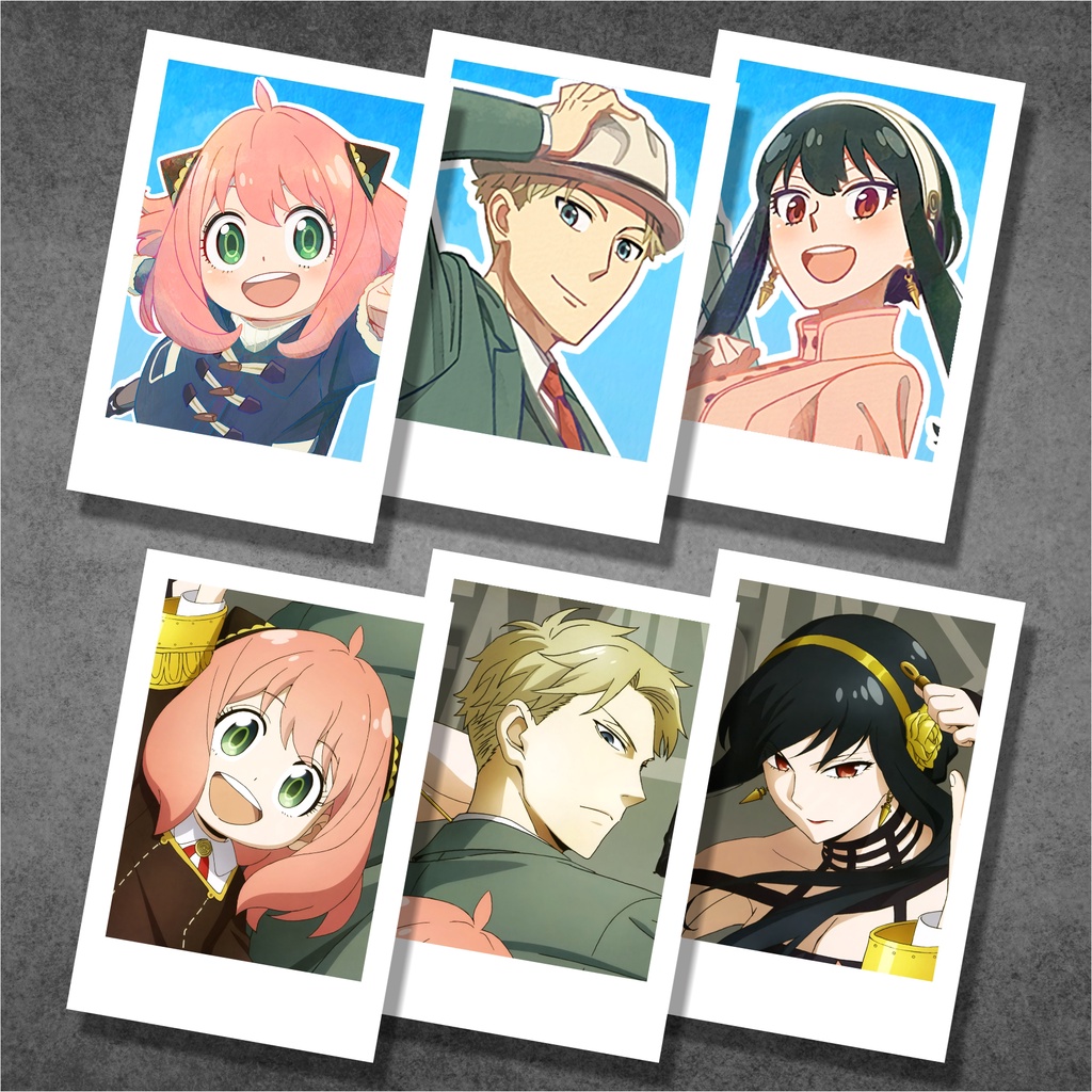 Koleksi Polaroid Anime Spy X Family B - Anya Loid Yor - Poster