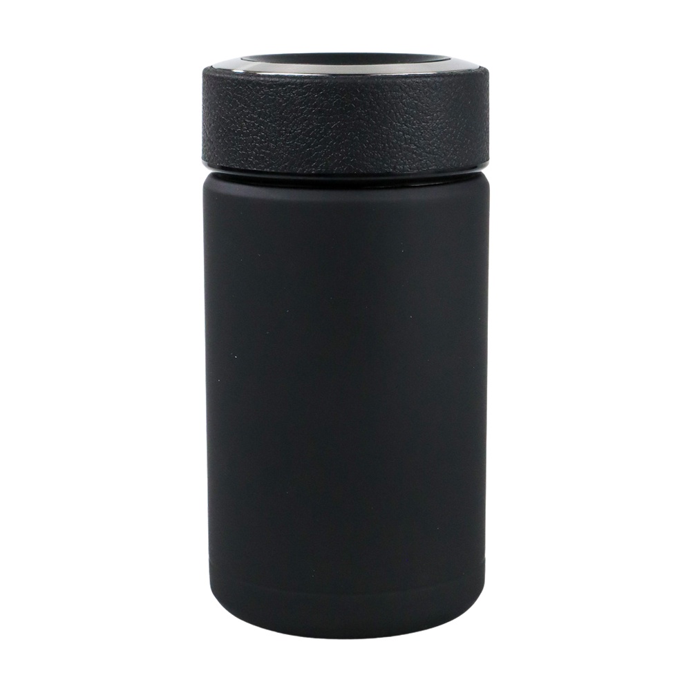 MIMIMO Botol Minum Thermos Mini Stainless Steel 400ML - K623 - OMHZ1KBK Black