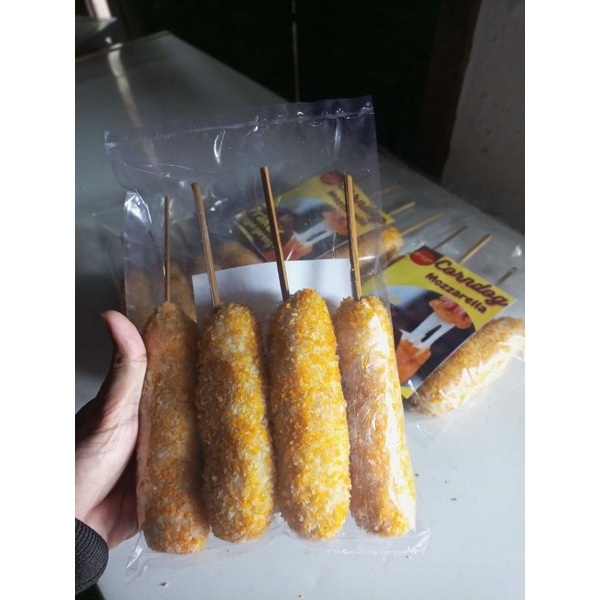 

corndog isi mozarella (jaminan enak)