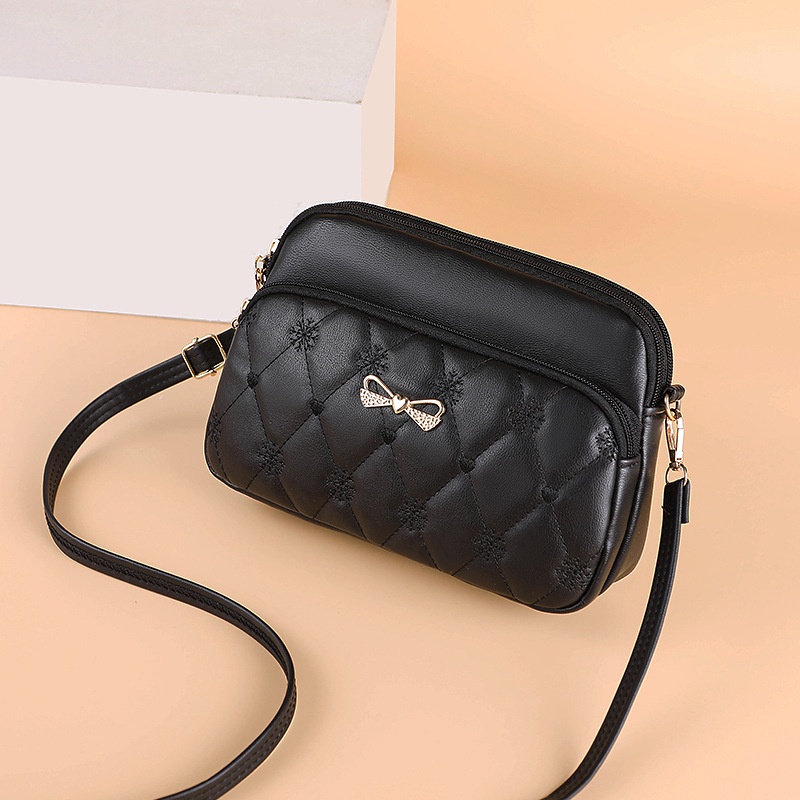 TAS SELEMPANG WANITA KOREA KULIT HITAM JONVA TA687B5 IMPORT SLING BAG KECIL REMAJA KEKINIAN BRANDED FASHION PREMIUM MURAH CEWEK CASUAL SIMPLE BATAM