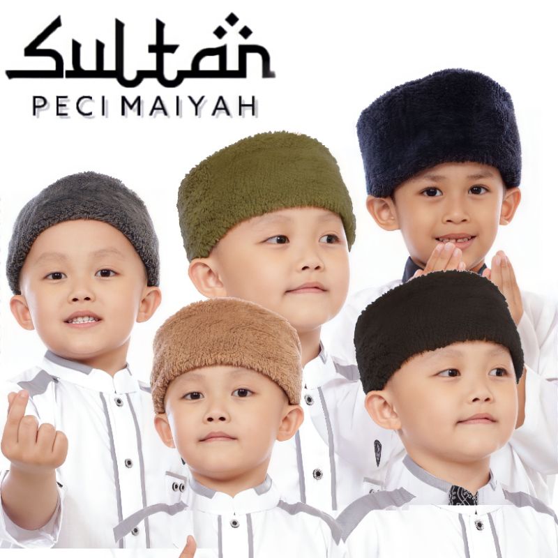 Peci Maiyah Caknun Anak Bulu Original Sultan