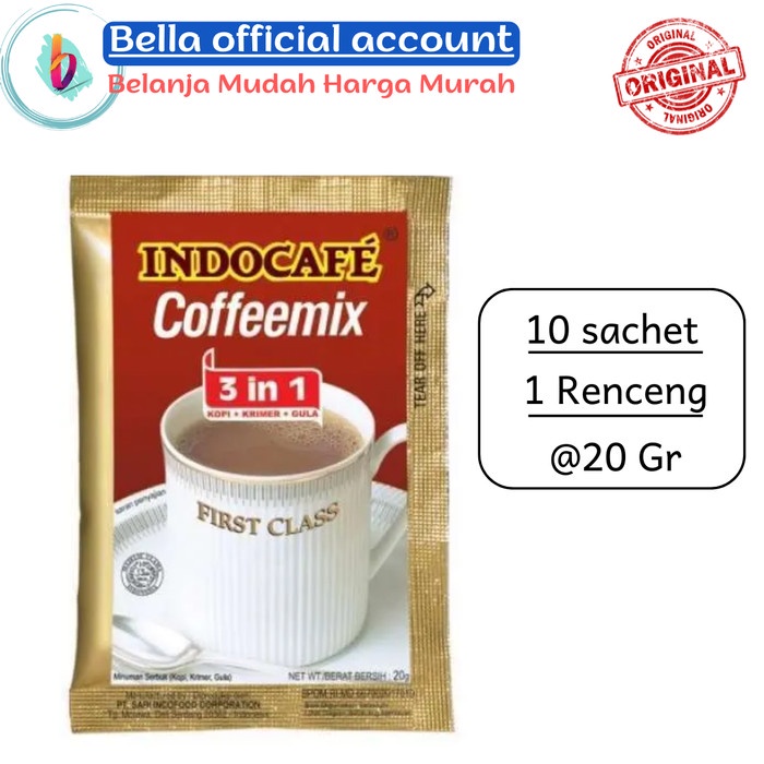 

Indocafe Coffeemix Kopi Instan 20 gr / 10 Sachet / Renceng