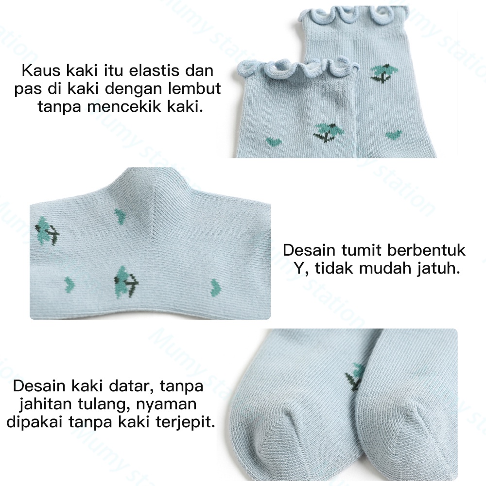 Mumystation kaos kaki anak bayi perempuan baby socks kaus kaki anak