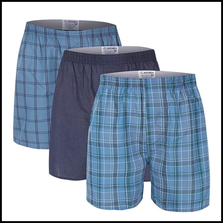 Promo Jockey Underwear Men / Celana Dalam Boxer Pria Isi 3