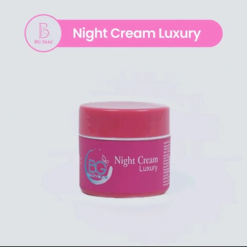 Beauty glow BG skin care NIGHT CREAM LUXURY