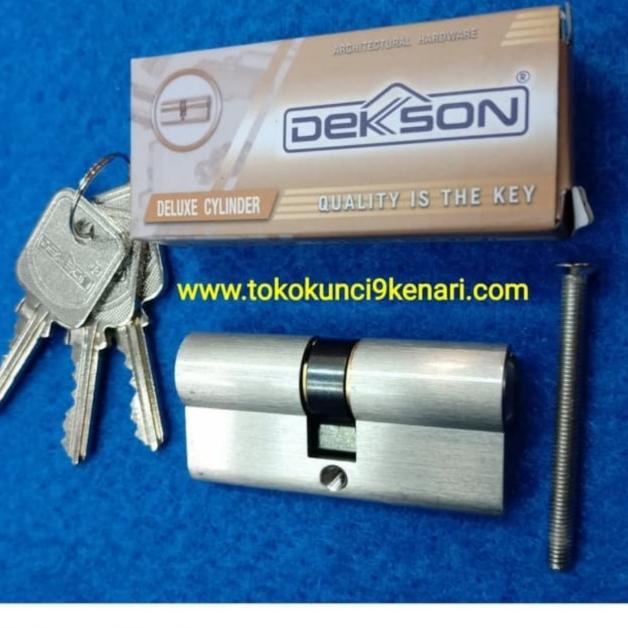 Silinder Kunci Dekson CYL DC DL60 MM SN | Silinder Kunci Dekson 6cm