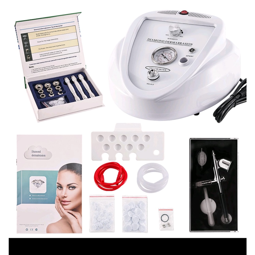 Dermabrasi super 3in1 microdermabrasion oxygen spray vacum komedo facial