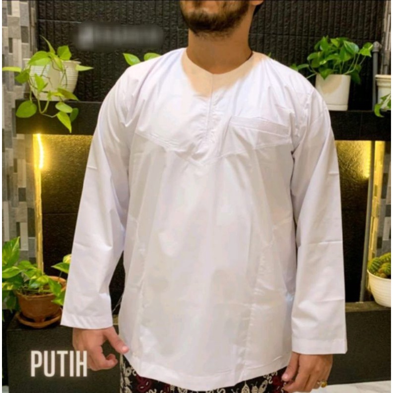 ORIGINAL Koko mesir lengan panjang Koko Abu doby Koko doby koko tanpa kerah koko kerah bulat koko