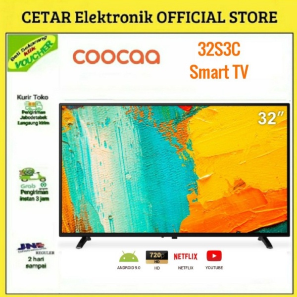 Jual sparepart COOCAA LED TV 32 inch 32S3C SMART TV infinity Viewmodel le Berkualitas