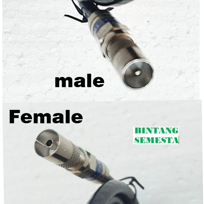 kabel loop out antena stb kabel jumper sambungan tv 1 Meter