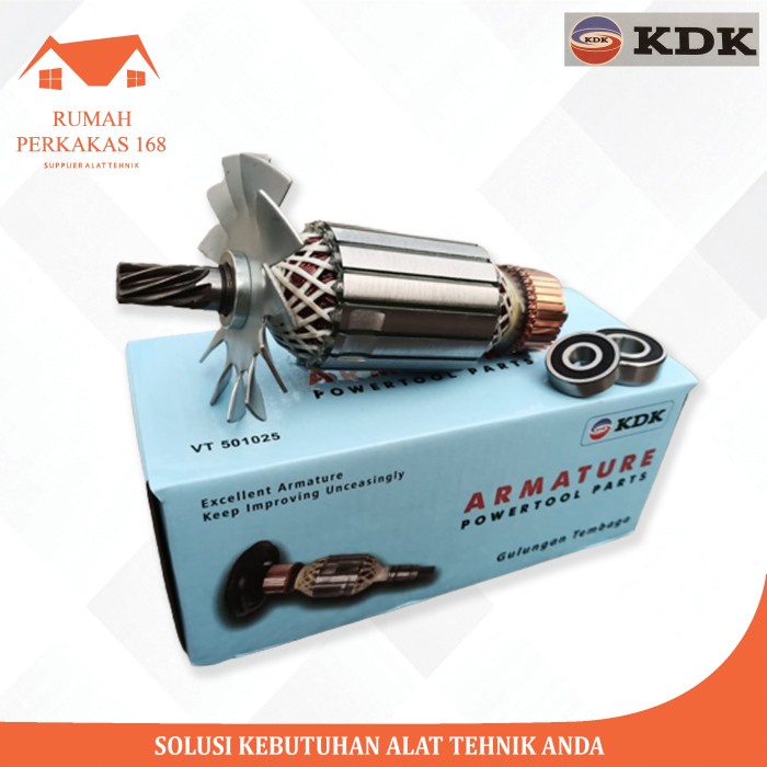 [BISA COD] Armature Angker Dca Kdk Tch 355 For Mesin Cut Off Dca Lg Ryu / Perlengkapan Rumah Tangga 
