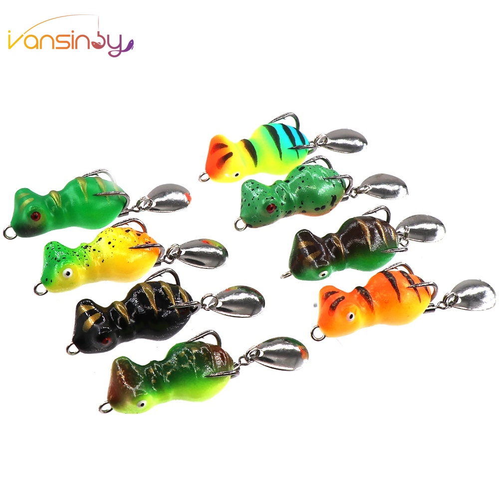 Umpan Pancing Softlure Bentuk Katak Mini 4cm / 5g