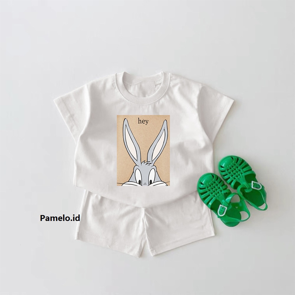 Pamelo.id Set Anak Viral / B0G Buny / Fashion Anak / Stelan baju anak / Korea Style / Set Balita