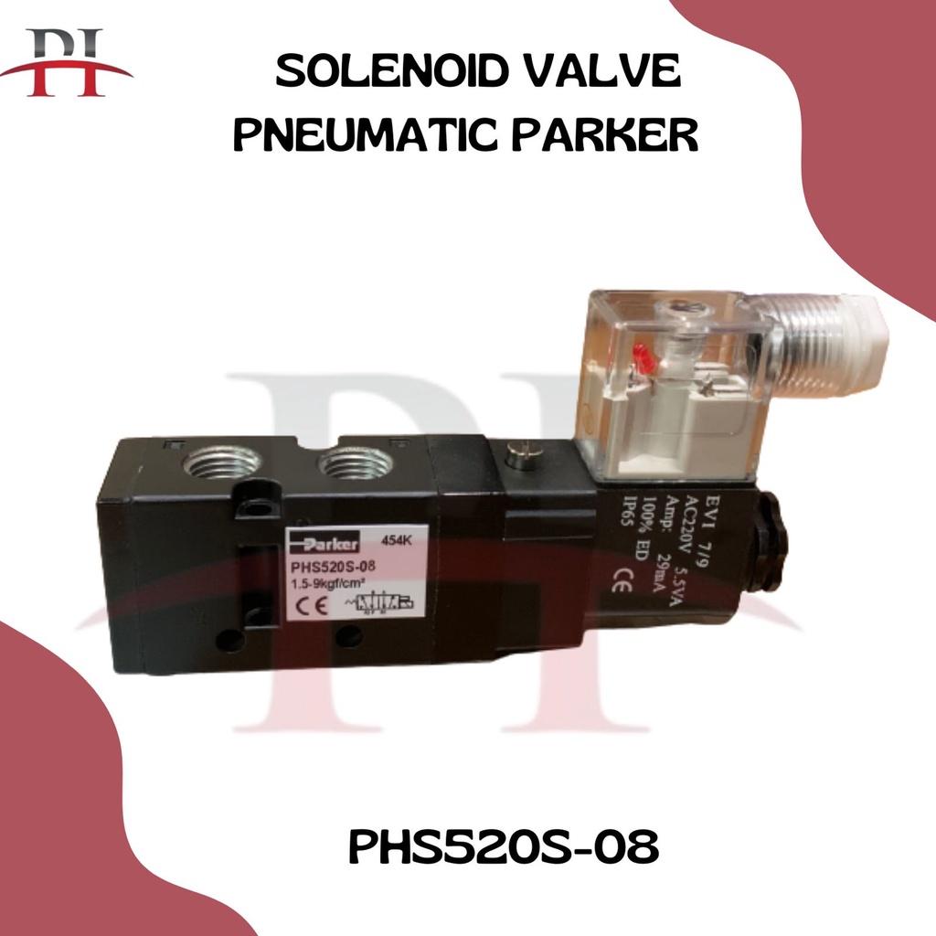 Solenoid valve pneumatic PARKER PHS520S-08