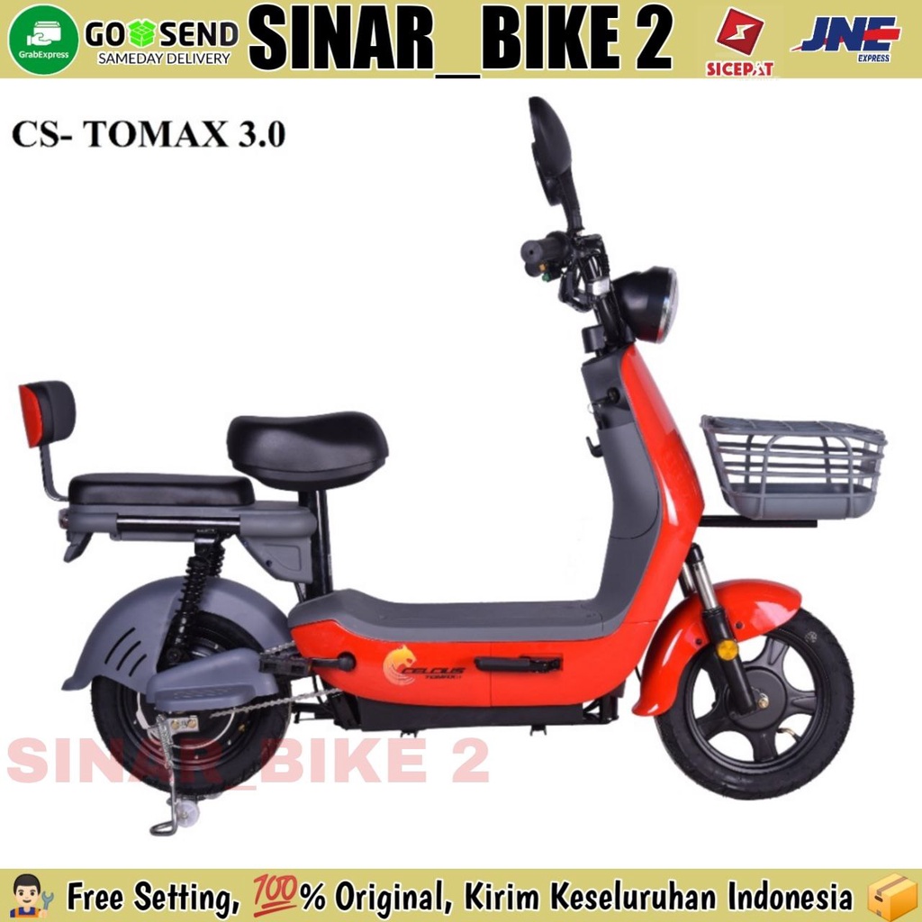 Sepeda Motor Listrik  Odessy CELCIUS Tomax 3.0 Electric E-Bike