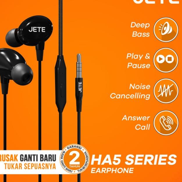 Bundling Headset JETE HA5 + Headset JETE HA1 + Pouch